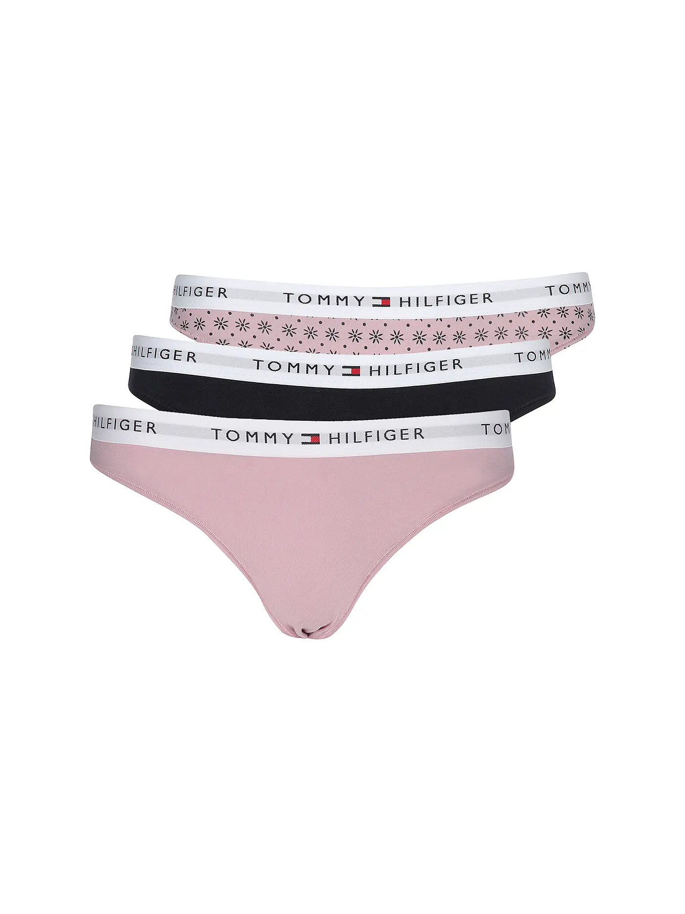 TOMMY HILFIGER | Slip 3er Pkg. white | rosa